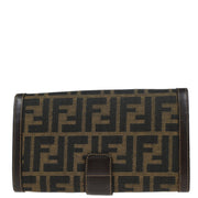 Fendi Brown Zucca Wallet Purse