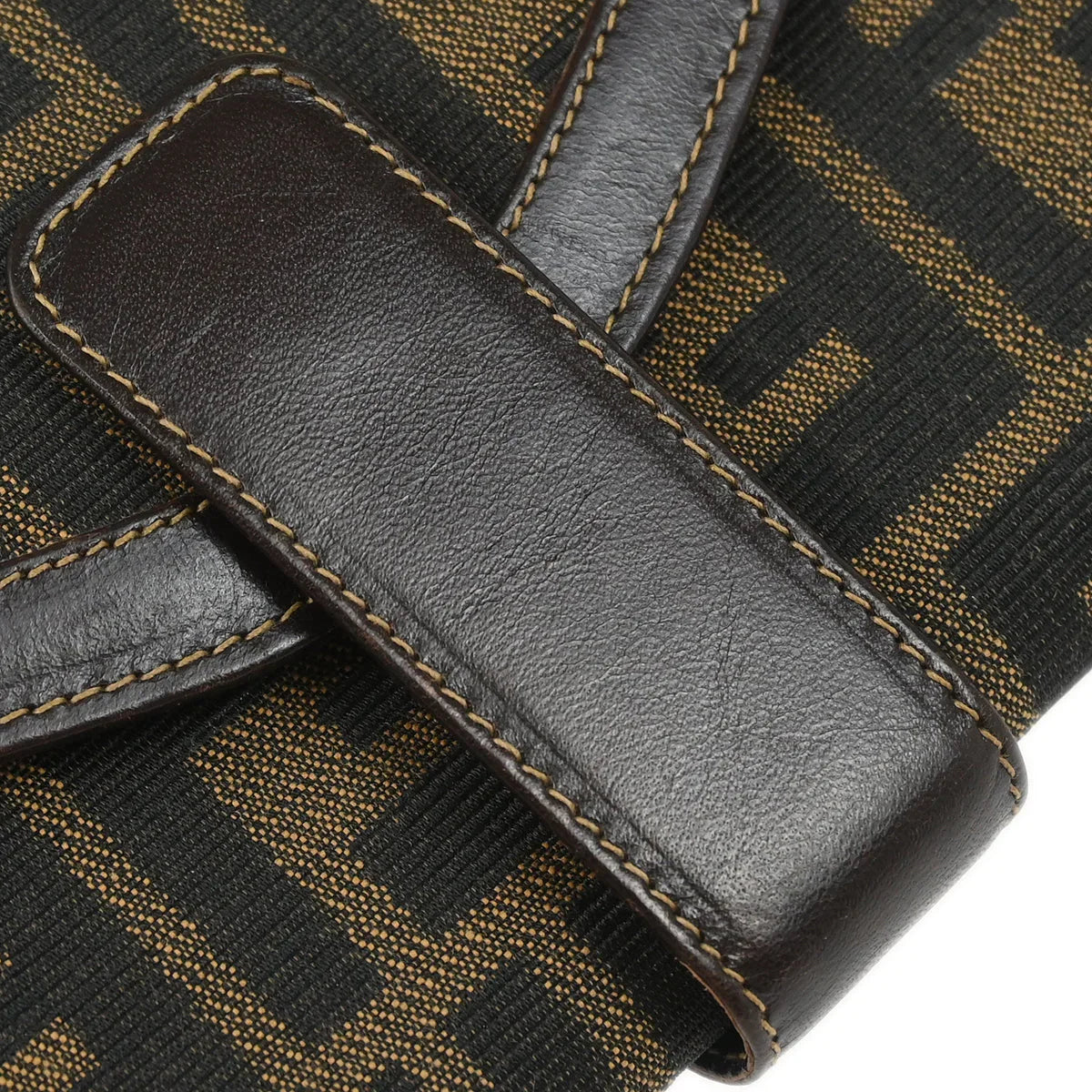 Fendi Brown Zucca Wallet Purse