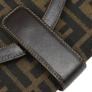Fendi Brown Zucca Wallet Purse