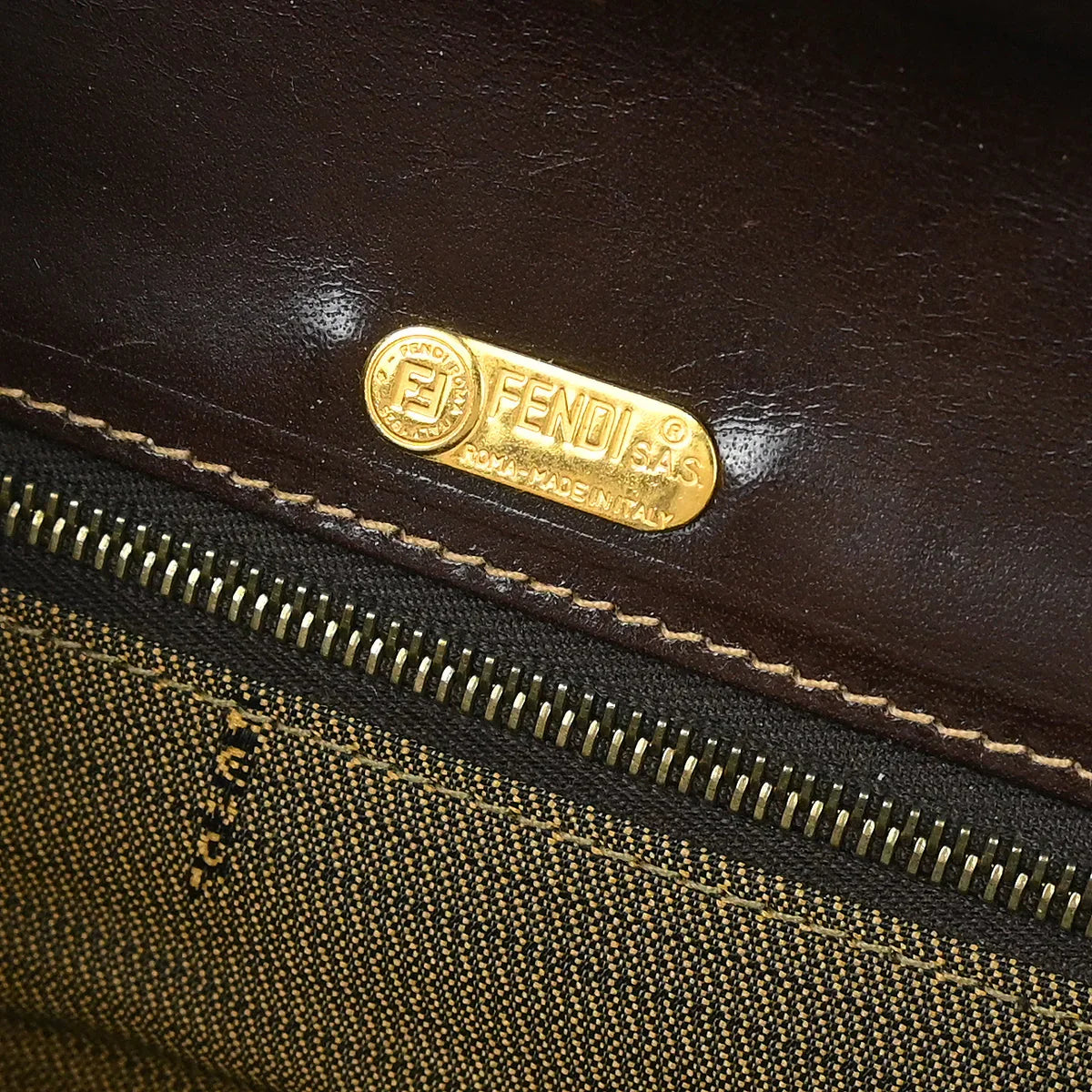 Fendi Brown Zucca Wallet Purse