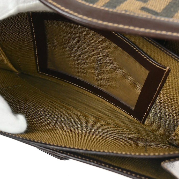 Fendi Brown Zucca Wallet Purse