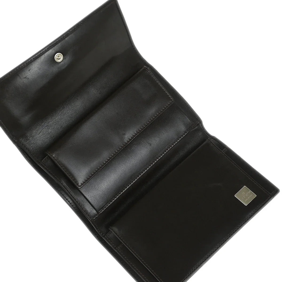 Fendi 2001 Brown Zucca Wallet Purse