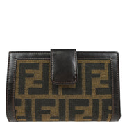 Fendi Brown Zucca Wallet Purse