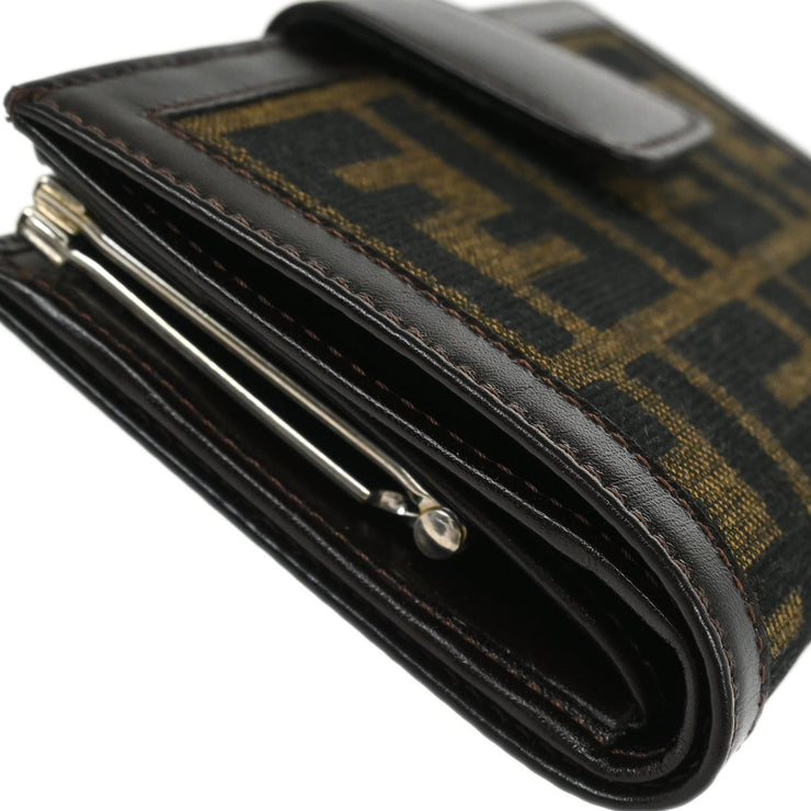Fendi Brown Zucca Wallet Purse
