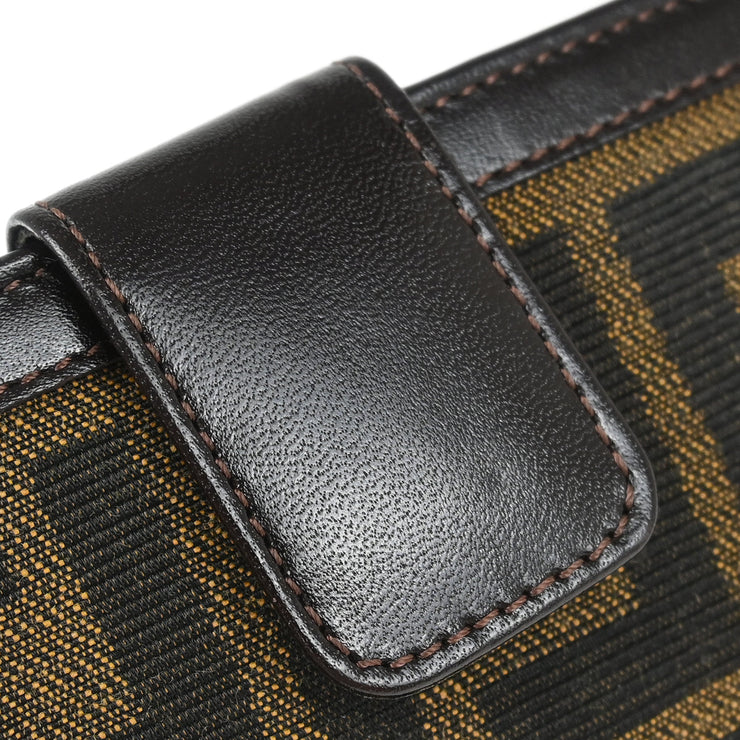 Fendi Brown Zucca Wallet Purse