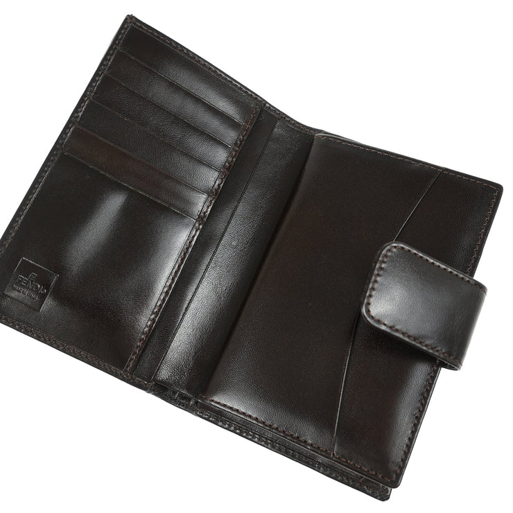 Fendi Brown Zucca Wallet Purse