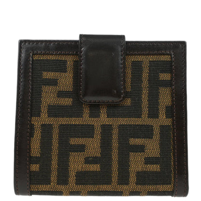 Fendi 2001 Brown Zucca Wallet Purse