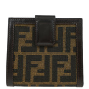 Fendi Brown Zucca Wallet Purse