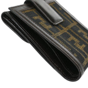 Fendi Brown Zucca Wallet Purse
