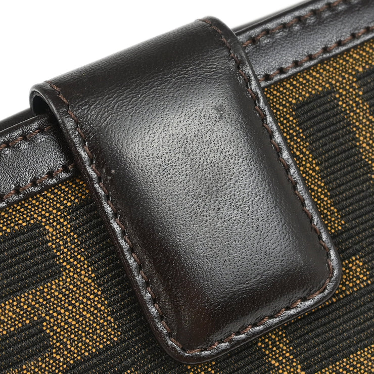 Fendi Brown Zucca Wallet Purse