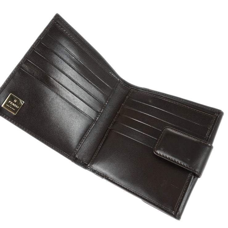 Fendi Brown Zucca Wallet Purse