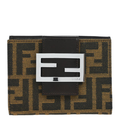 Fendi Brown Zucca Wallet Purse