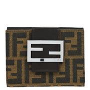 Fendi Brown Zucca Wallet Purse