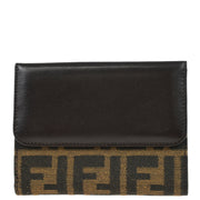 Fendi Brown Zucca Wallet Purse