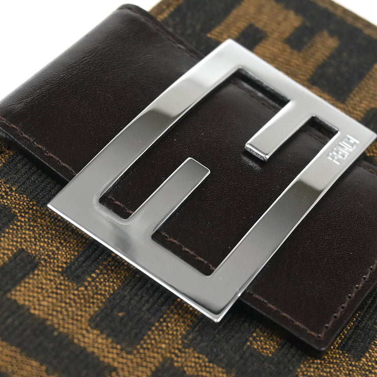 Fendi Brown Zucca Wallet Purse