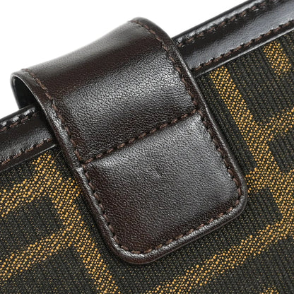 Fendi 2009 Brown Zucca Note Book Cover Small Good