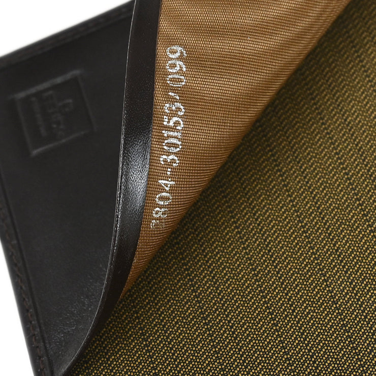 Fendi Brown Zucca Note Book Cover Small Good