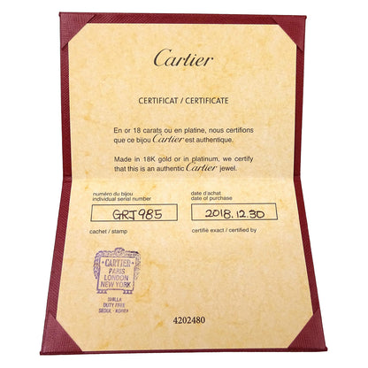 Cartier Juste Un Clou Pendant Necklace Au750 GRJ985 PGI Gold