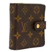 Louis Vuitton Monogram Compact Zip Wallet M61667