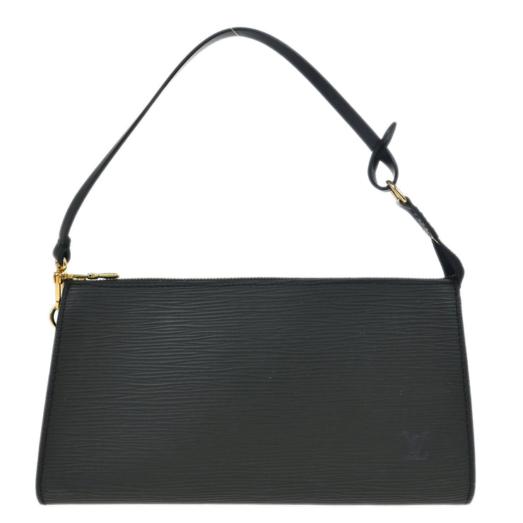 Louis Vuitton Black Epi Pochette Accessoires Handbag M52982