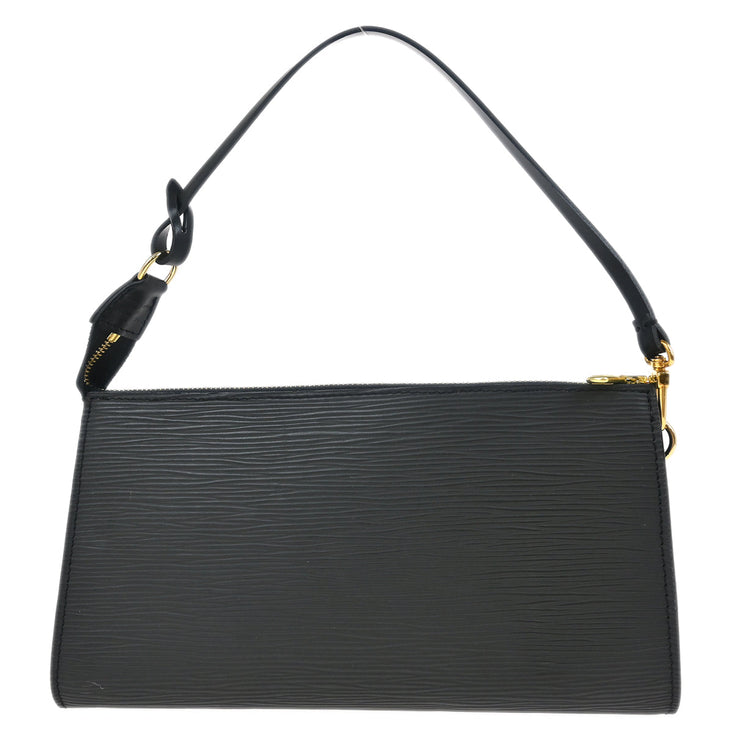 Louis Vuitton Black Epi Pochette Accessoires Handbag M52982