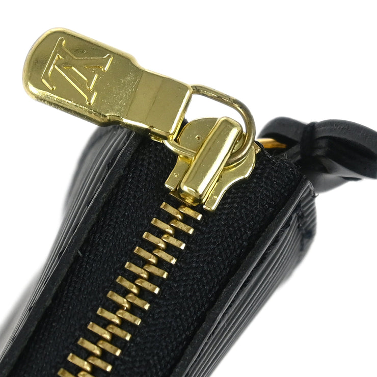 Louis Vuitton Black Epi Pochette Accessoires Handbag M52982