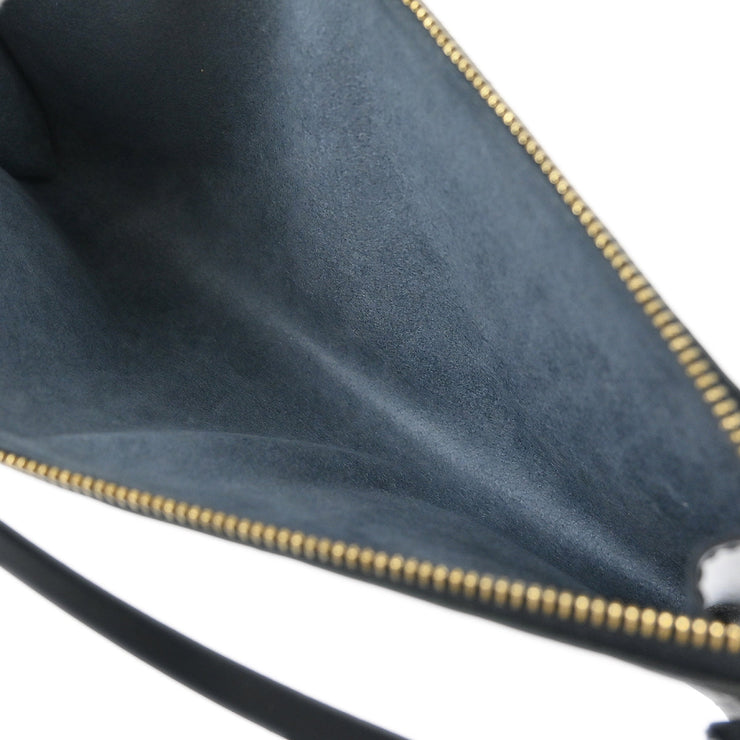 Louis Vuitton Black Epi Pochette Accessoires Handbag M52982