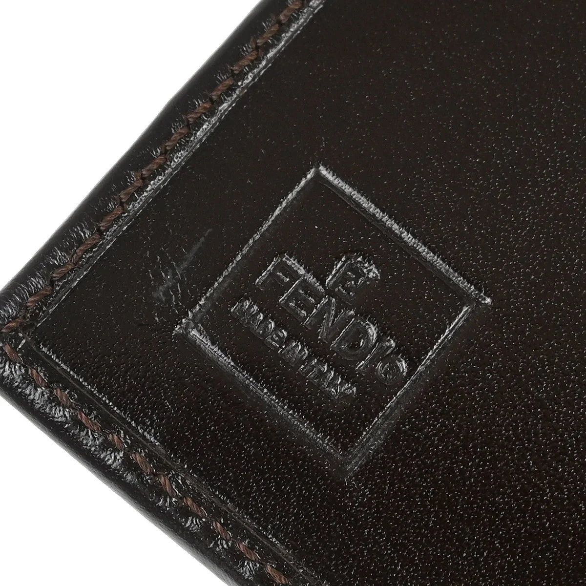 Fendi 2000 Brown Zucca Wallet Purse