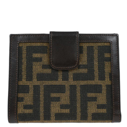 Fendi 2000 Brown Zucca Wallet Purse
