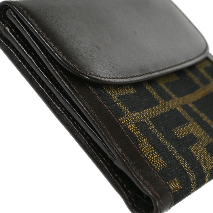 Fendi Brown Zucca Wallet Purse