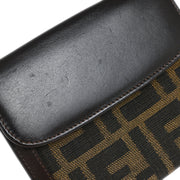 Fendi Brown Zucca Wallet Purse