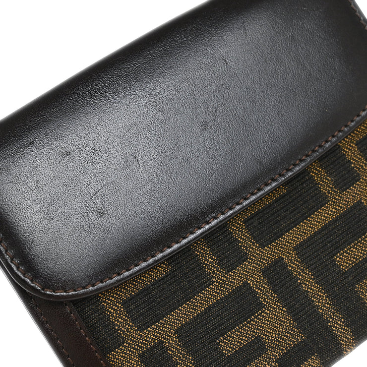 Fendi Brown Zucca Wallet Purse