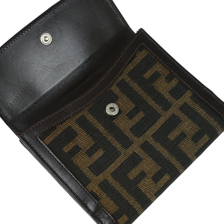 Fendi Brown Zucca Wallet Purse