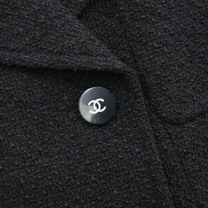Chanel 1995 Setup Suit Jacket Skirt Black #36