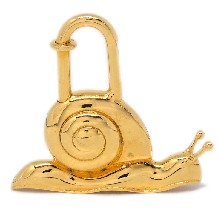 Hermes Snail 1995 Annee De la Route Cadena Gold Small Good