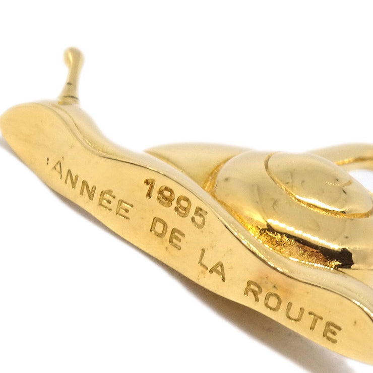 Hermes Snail 1995 Annee De la Route Cadena Gold Small Good