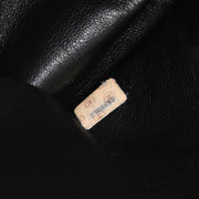 Chanel 1991-1994 Black Calfskin Chain Tote Shoulder Bag