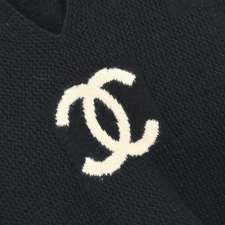 Chanel 2001 Short Sleeve Top Black #38