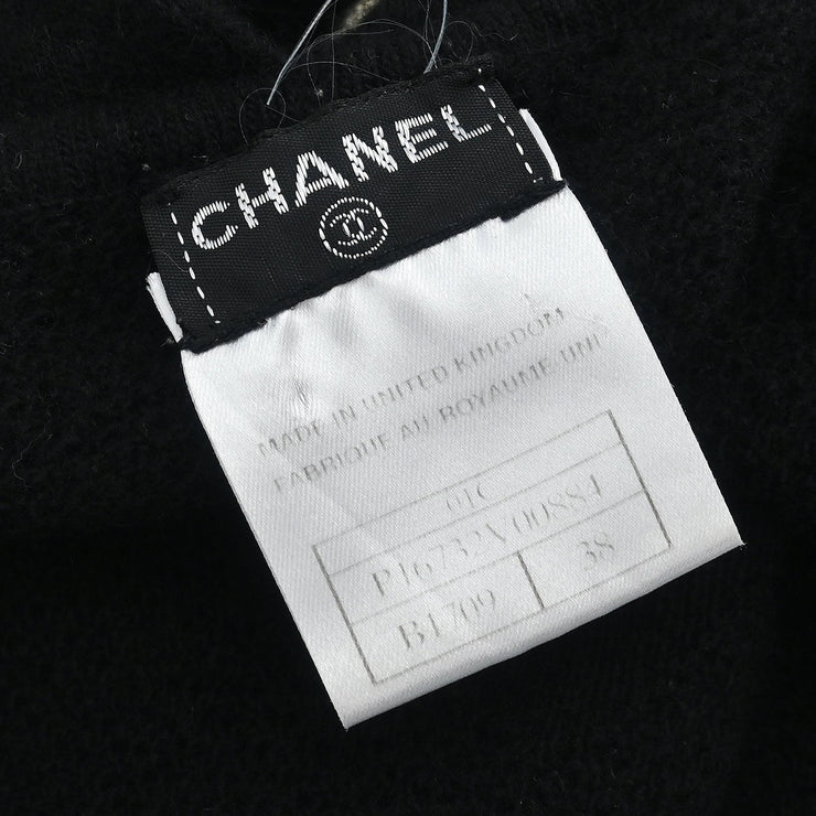 Chanel 2001 Short Sleeve Top Black #38