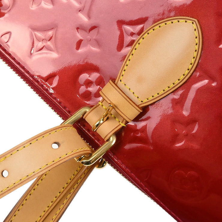 Louis Vuitton Red Vernis Rosewood Avenue Handbag M93507