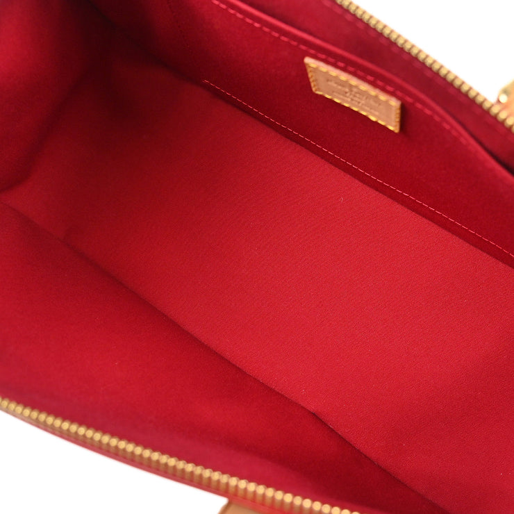 Louis Vuitton Red Vernis Rosewood Avenue Handbag M93507