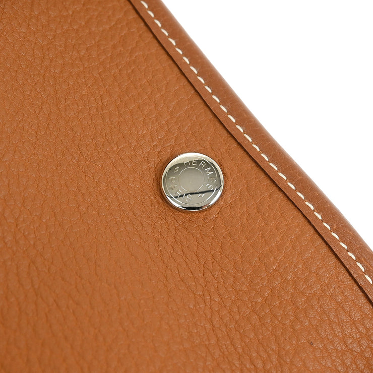 Hermes Gold Negonda Garden Party 36 PM Tote Handbag