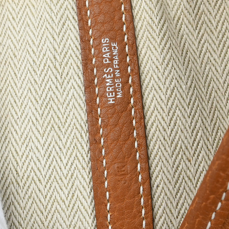 Hermes Gold Negonda Garden Party 36 PM Tote Handbag