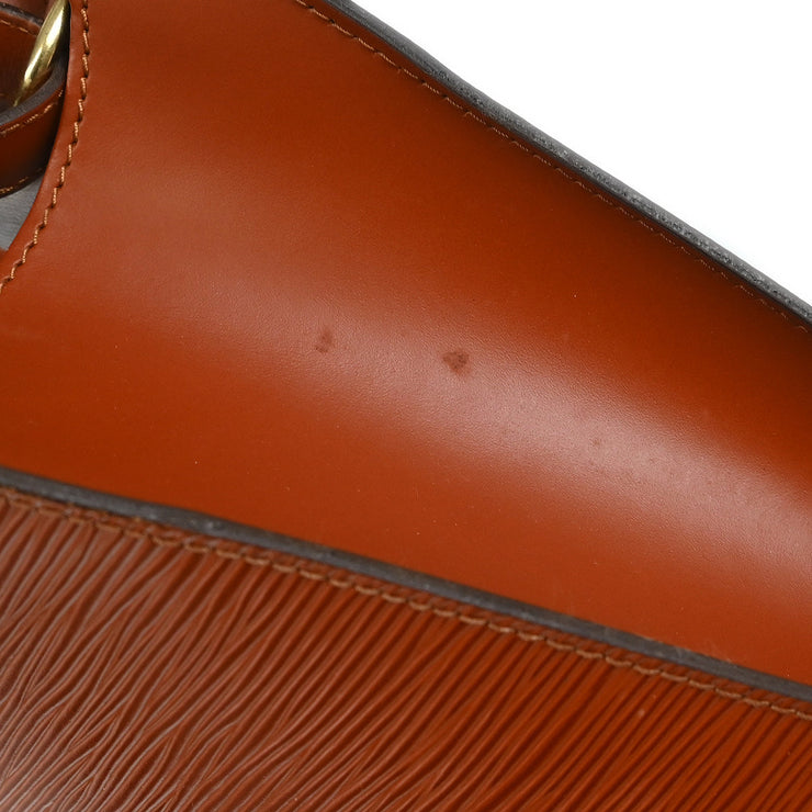 Louis Vuitton 1997 Brown Epi Cluny Shoulder Bag M52253