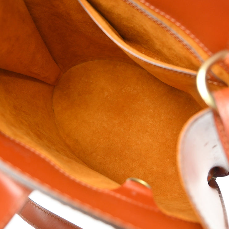 Louis Vuitton 1997 Brown Epi Cluny Shoulder Bag M52253