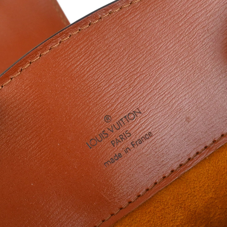 Louis Vuitton 1997 Brown Epi Cluny Shoulder Bag M52253