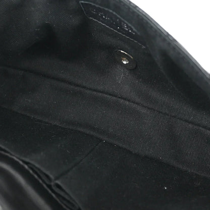 Chanel 2006-2008 Black Lambskin East West Around Chain Shoulder Bag