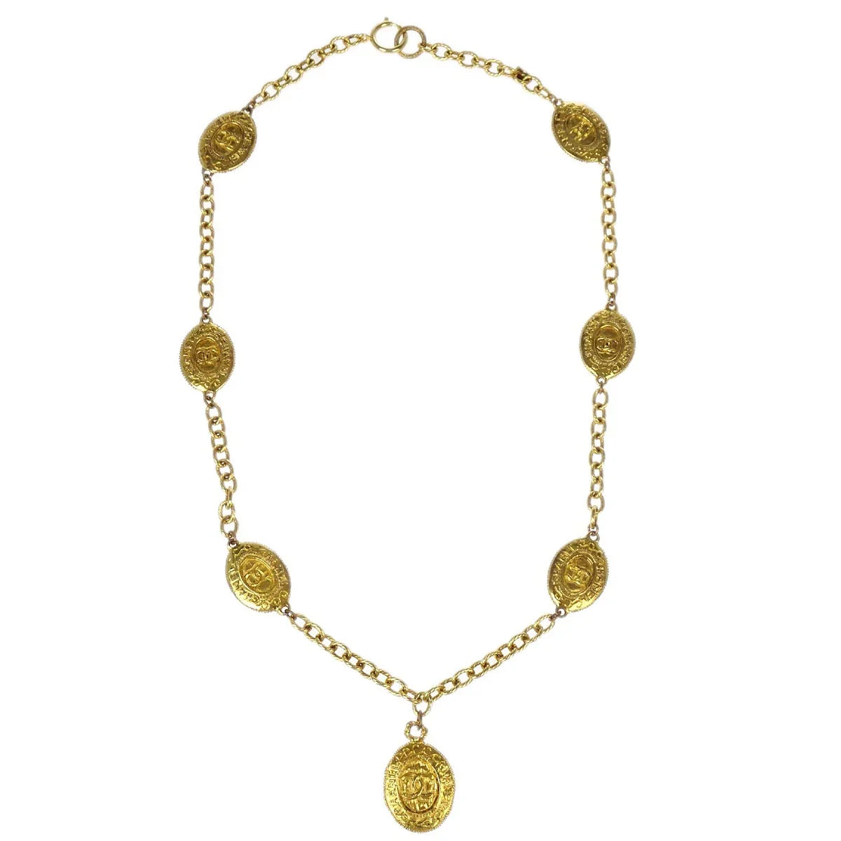 Chanel Chain Necklace Gold