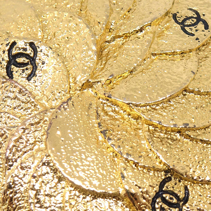 Chanel Button Earrings Clip-On Gold 26