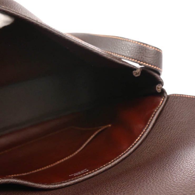 Hermes Cafe Buffalo Skipper Christine Shoulder Bag